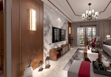 130㎡简雅中式，超凡脱俗的高级感【广视花园】