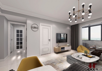 100平 原木北欧风,优雅中的舒适