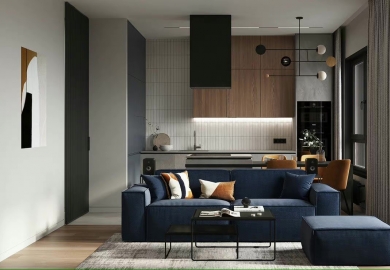 92平 现代简约风格二居室